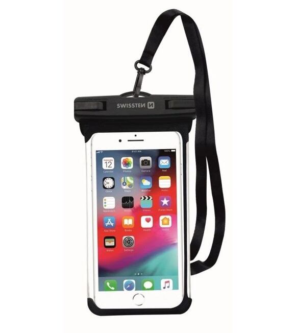 Waterproof Vodotěsné pouzdro, černé SWISSTEN 32900800