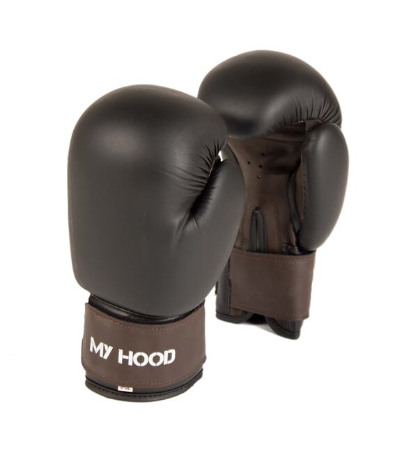 Boxerské rukavice 8 oz - hnědé My Hood 201055