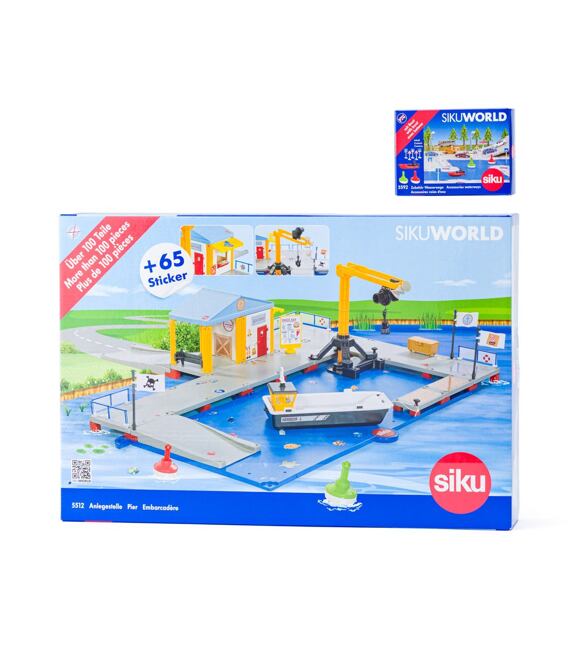 SIKU World - nakládací přístav s molem a člunem 55125592
