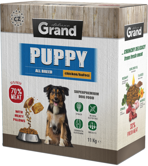 GRAND Deluxe Granule Puppy kuřecí 11 kg 700016