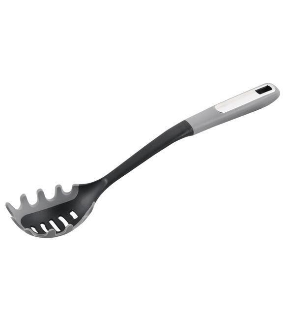 Naběračka na těstoviny se silikonovým okrajem 34,5 cm, šedá KESPER 86104