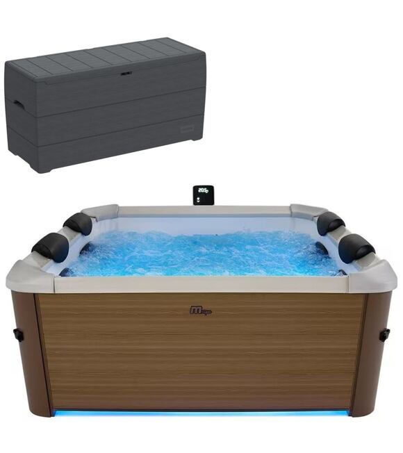 SET Oslo Amber Vířivý bazén 850 l MSPA F-AM063W Marimex 11400284 + Durabox 270 l