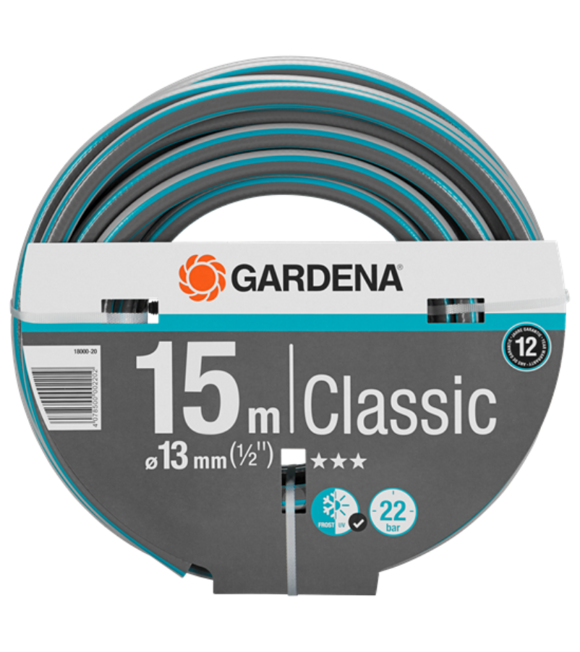 Gardena hadice Classic (1/2") 15 m bez armatur, 18000-20