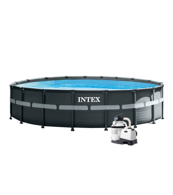 Florida Premium Grey Bazén s pískovou filtrací a příslušenstvím ø 5,49 x 1,32 m MERIMEX 10340260