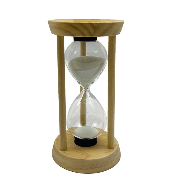 Přesýpací hodiny dřevěné 16 x 9 cm Prodex 1954920