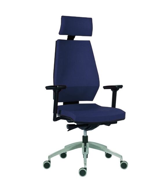 Kancelářská židle 1870 Syn MOTION Alu PDH - modrá Antares