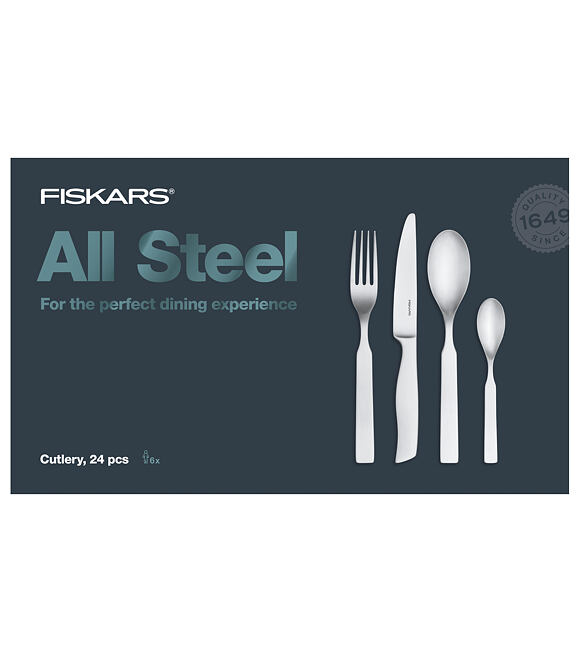 All Steel Sada příborů 24 ks FISKARS 1054777