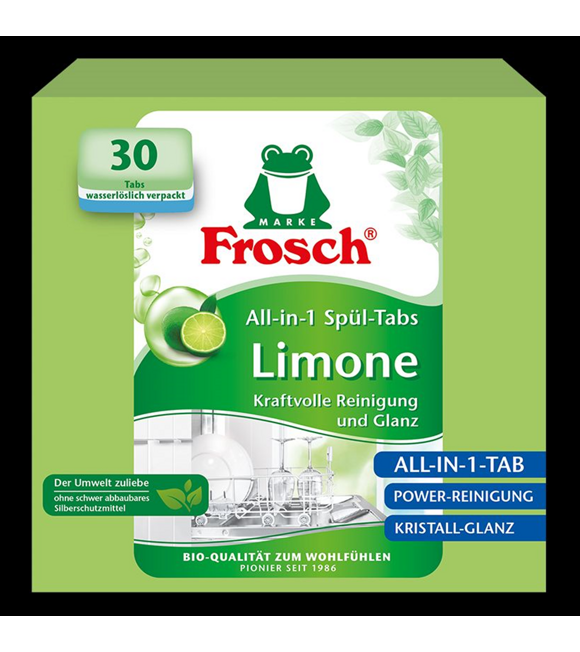 EKO Tablety do myčky 3v1 citron 30 tablet Frosch 6781062
