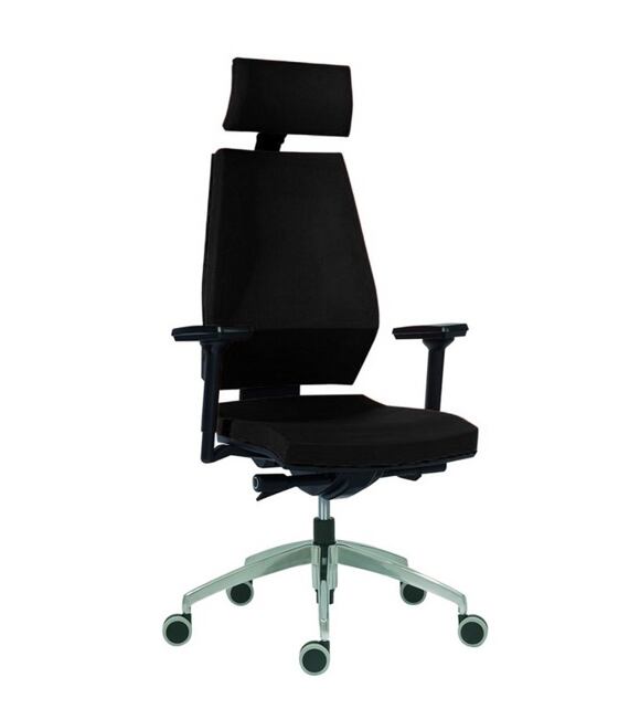 Kancelářská židle 1870 Syn MOTION Alu PDH - černá Antares