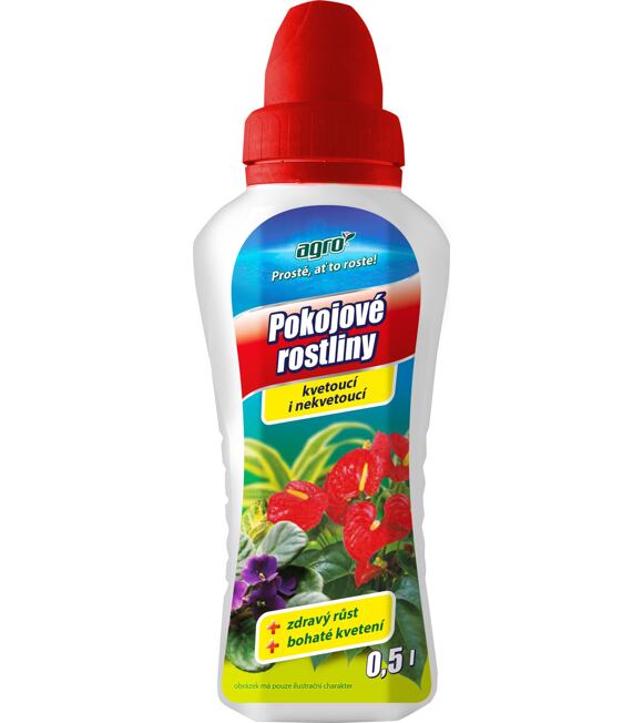 Kapalné hnojivo pro pokojové rostliny 0,5 l AGRO 001365