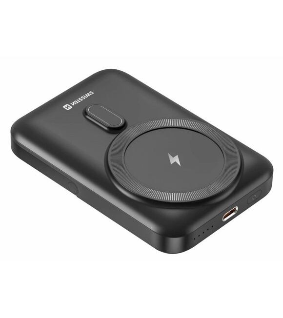 Powerbanka 10 000 mAh, 20 W, PD, kompatibilní s MagSafe, černá SWISSTEN 22013974