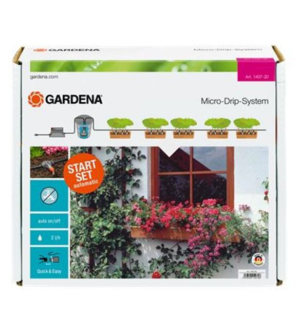 Gardena automatické zavlažování pro 5-6 m květinových truhlíků, 1407-20