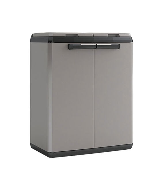 Split Cabinet Basic Recyklační koš - šedý KETER 9736