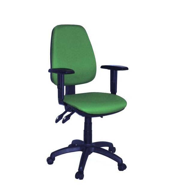 Kancelářská židle 1140 ASYN s područkami - zelená Antares