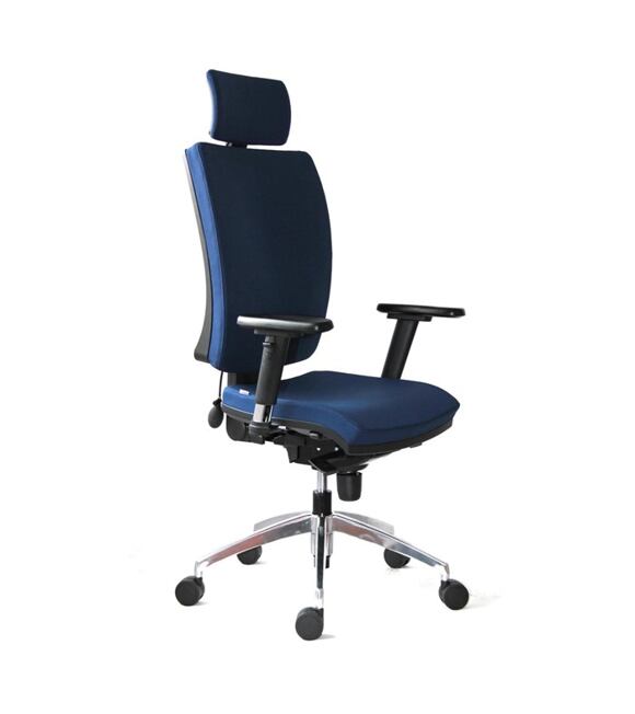 Kancelářská pracovní židle 1580 GALA ALU PDH modrá - Xtreme Antares