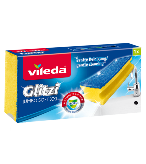 Glitzi Jumbo Soft XXL Houbička do koupelen 1 ks VILEDA 126238