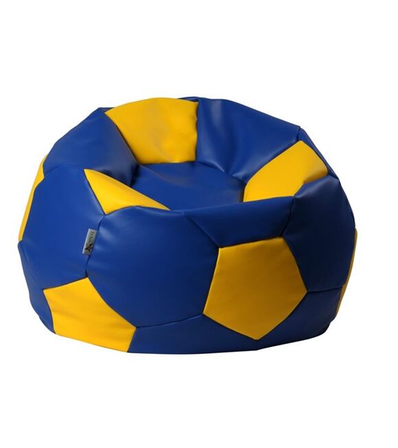 Sedací pytel EUROBALL BIG XL modro-žlutý Antares
