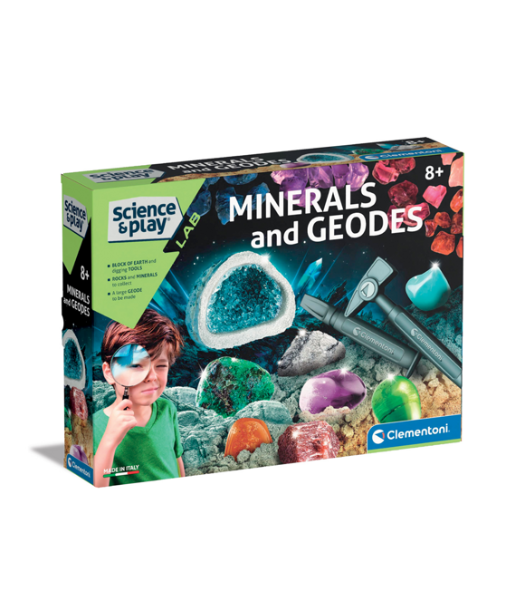SCIENCE Minerály a geody Clementoni 104950809