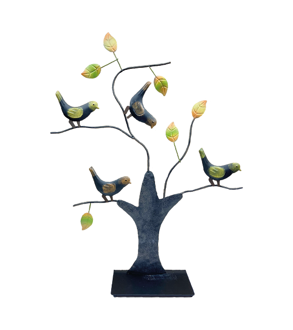 Strom s ptáčky kovový velký 57 x 45 cm Prodex A00652