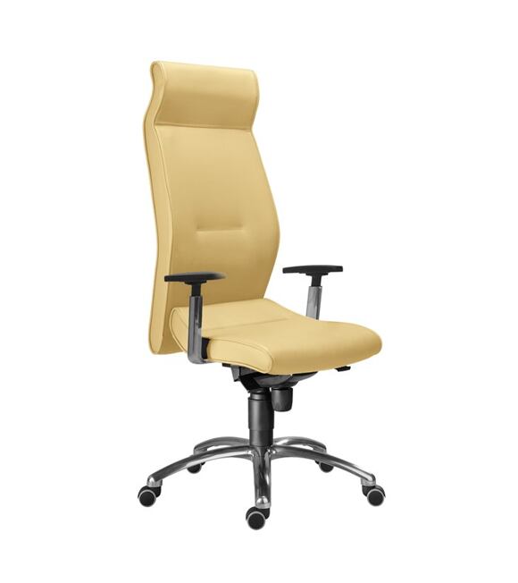 Kancelářská židle 1800 SYN LEI kůže béžová Antares