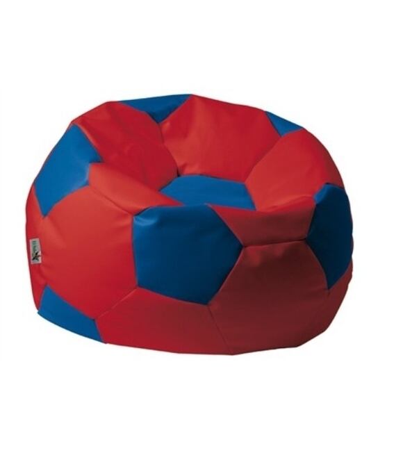 Sedací pytel EUROBALL BIG XL červeno-modrý Antares