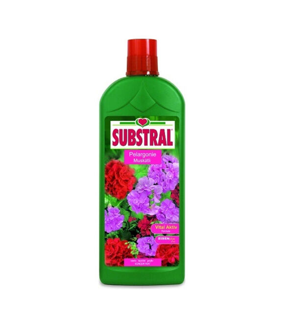 Tekuté hnojivo pro pelargonie 1 l - koncentrát SUBSTRAL 1719101