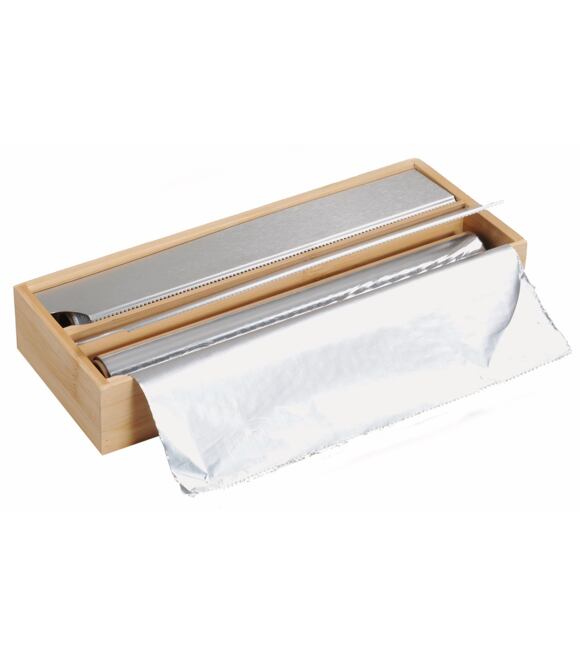 Kuchyňský zásobník na fólie, 35 x 13 x 5,5 cm, bambus KESPER 58044