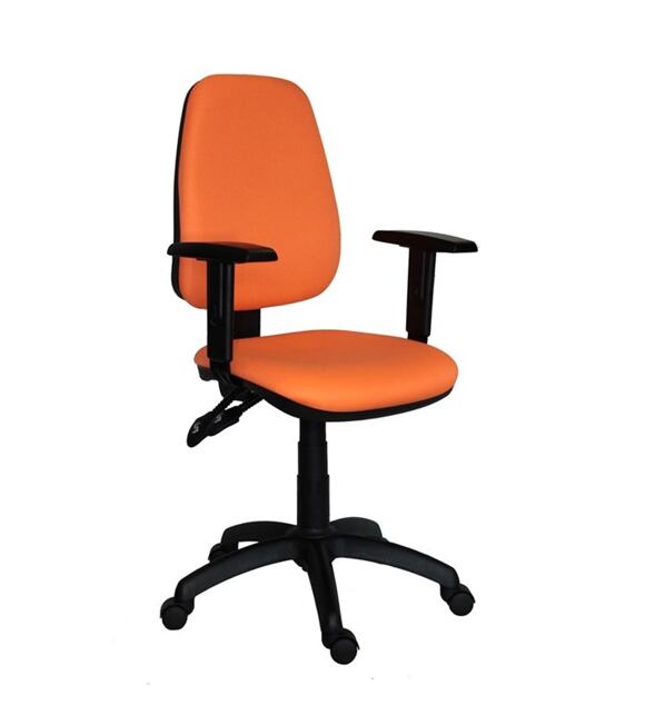 Kancelářská židle 1140 ASYN s područkami - oranžová Antares