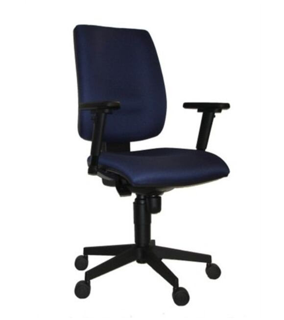 Kancelářská židle 1380 FLUTE modrá, s područkami AR08 Antares