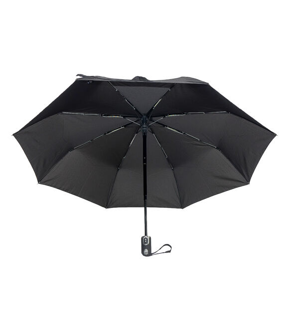 Plně automatický větruodolný deštník černý Carbonsteel Magic Doppler 744766