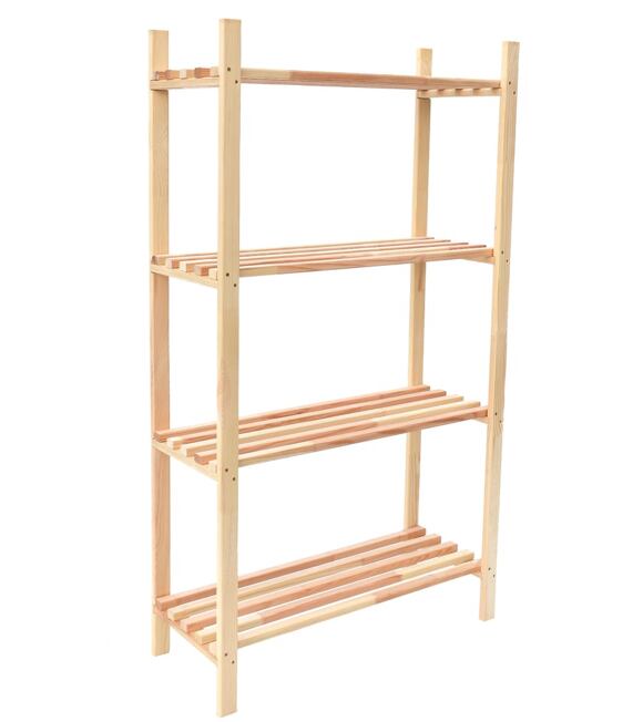Dřevěný regál 75 x 30 x 120 cm ROJAPLAST 1376
