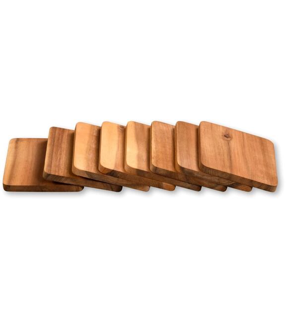 Prkénka na raclette 8 ks, 10 x 8 x 0,7 cm, akáciové dřevo KESPER 28958