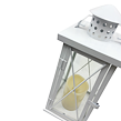 Lampa plechová s LED svíčkou 37 x 15 cm Prodex 220095