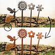 Zahradní dekorace víla 59 x 22 cm, corten CORGARDEN 1071