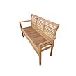 Stucking/New Zahradní stohovatelná lavice 150 cm, teak, světle hnědá NOELA 3457455