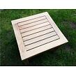 Gufi Zahradní stolek 50 x 50 cm, teak, světle hnědý NOELA 345772