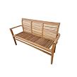 Stucking/New Zahradní stohovatelná lavice 150 cm, teak, světle hnědá NOELA 3457455