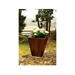 Cono Zahradní květináč 70 x 70 x 80 cm, corten CORGARDEN 1004