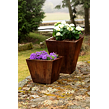 Cono Zahradní květináč 70 x 70 x 80 cm, corten CORGARDEN 1004