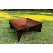 Fokus Zahradní ohniště 70 x 70 x 30 cm, corten CORGARDEN 1017