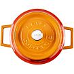 Hrnec Ø 24 cm, 4,5 l, litinový, oranžový LAVA METAL LVYTC24K2OR