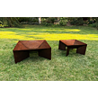 Fokus Zahradní ohniště 70 x 70 x 30 cm, corten CORGARDEN 1017