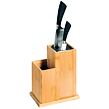 Blok na nože se zásobníkem, 24 x 18,5 x 12,7 cm, bambus/plast KESPER 58025