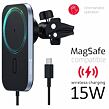 MagSafe Magnetický držák na mobil do auta s bezdrátovým nabíjením 15 W SWISSTEN 65010609