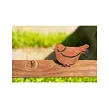 Zahradní dekorace vrabec 1, 15 x 10 cm, corten CORGARDEN 1057