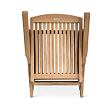 America I. Polohovací židle, teak, světle hnědá NOELA 345946