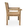 Kingsbury Zahradní křeslo, teak, světle hnědé NOELA 345942