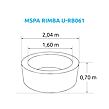 Rimba U-RB062 Viřivý bazén 930 l MSPA 11400297