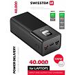 Power Line Powerbanka 40 000 mAh, 100 W, Power Delivery, černá SWISSTEN 22013941