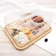 Prkénko servírovací s poklopem 28x22x11 cm, bambusové ORION 126849